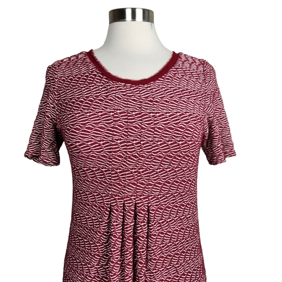 Anthropologie Maeve Stretch Textured Jacquard Print Dress Women's Size Small - Picture 2 of 11